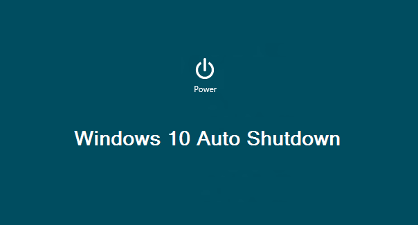 Auto Shutdown Timer Windows 10